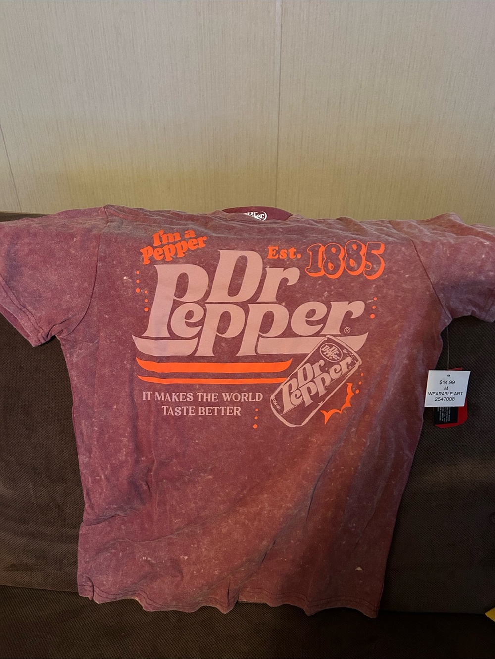 Vintage-Style Maroon Graphic T-Shirt